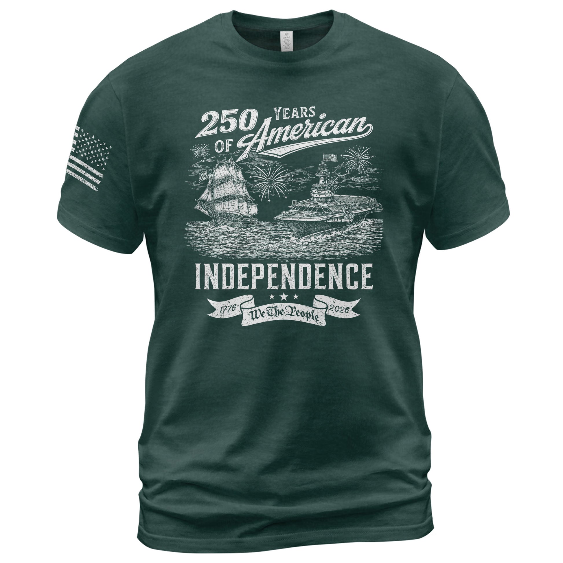 USA Independence 250th Anniversary Freedom Pride Shirt 1776–2026 - Rust Field Wear