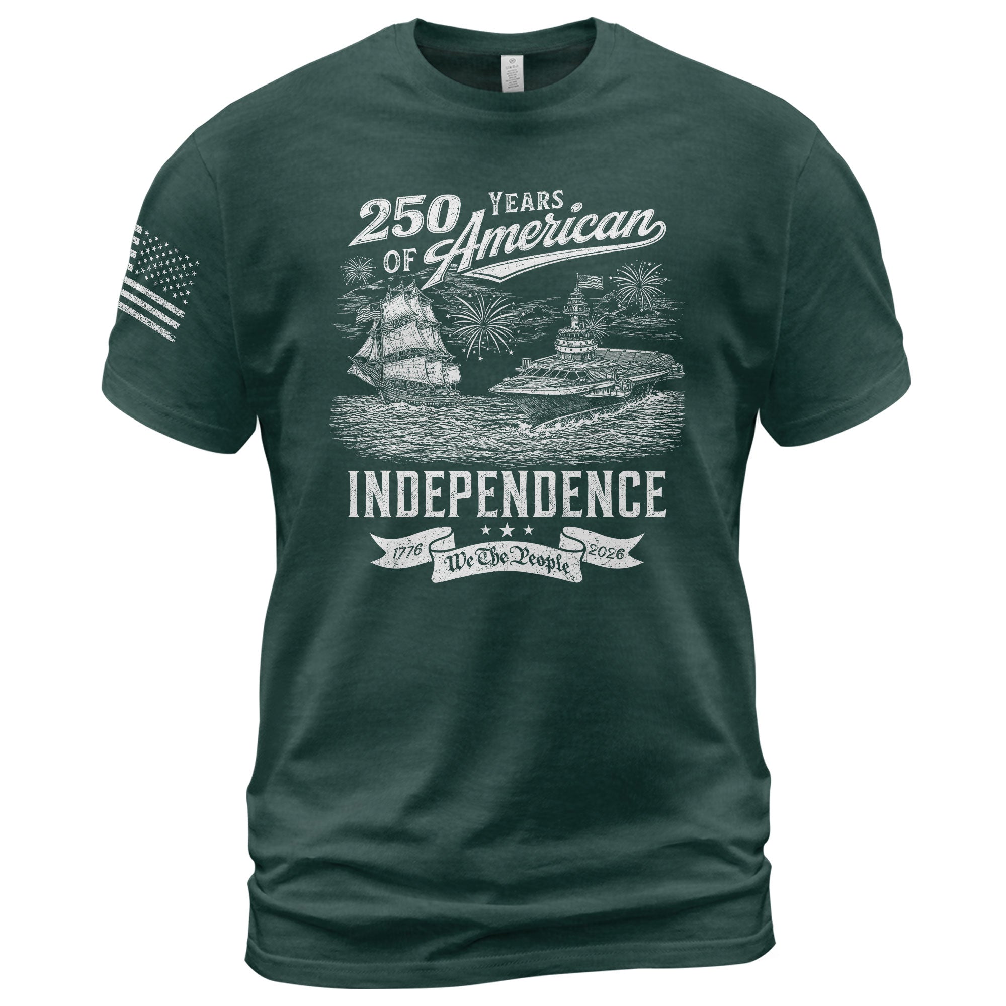 USA Independence 250th Anniversary Freedom Pride Shirt 1776–2026 - Rust Field Wear