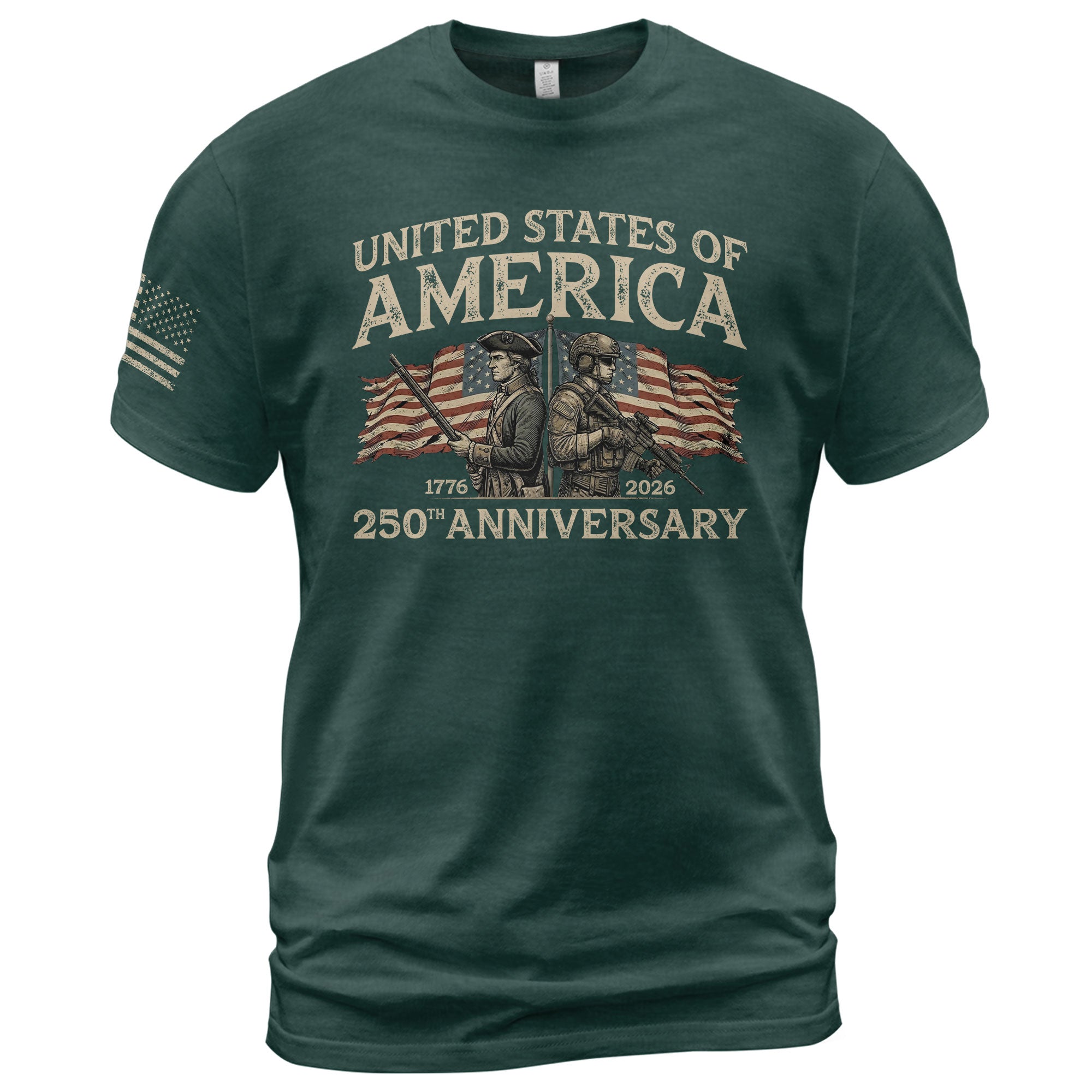 America 1776–2026 250 Years Anniversary Shirt, Legacy of Freedom - Rust Field Wear