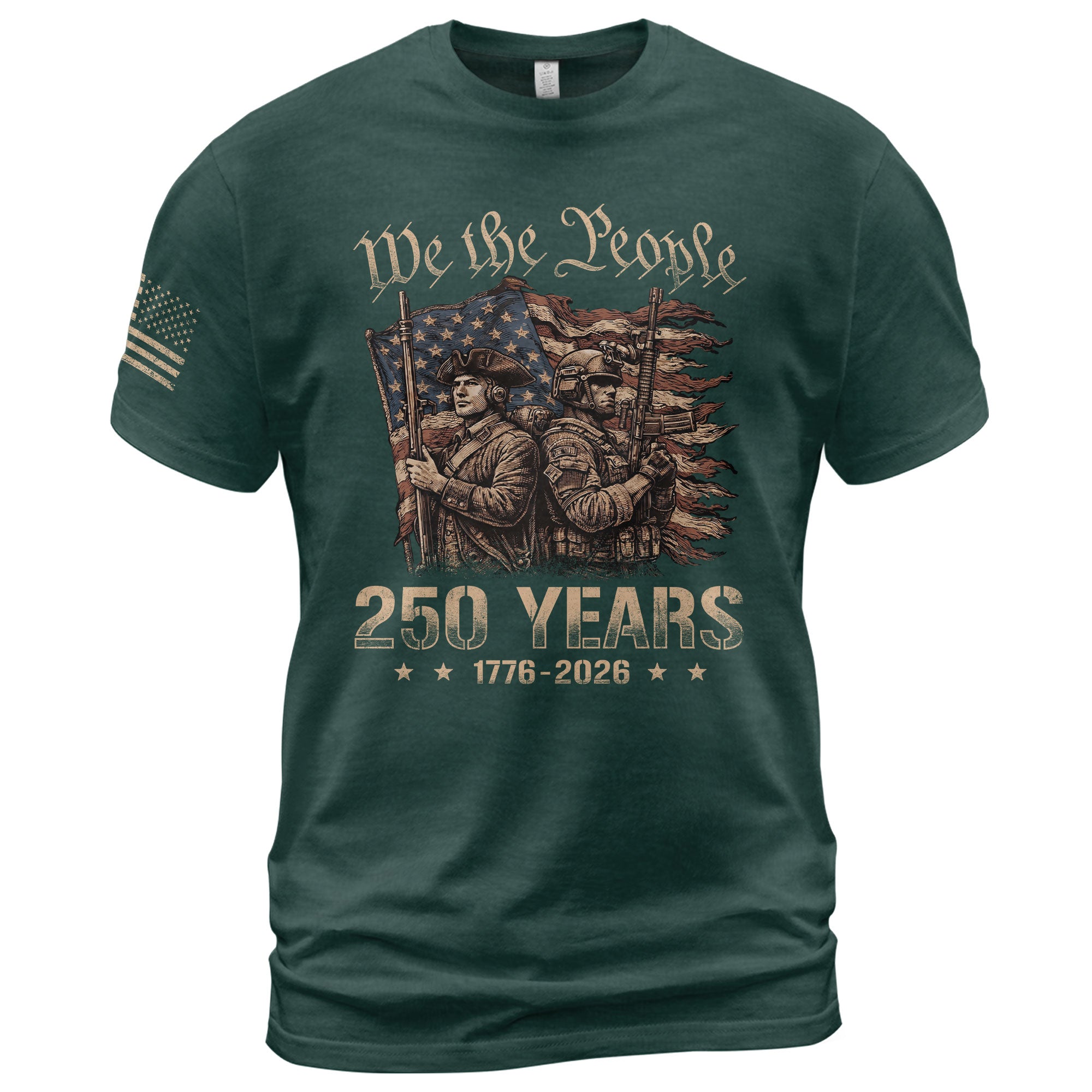 USA 250th Anniversary Shirt 1776–2026, Timeless Freedom Tribute - Rust Field Wear