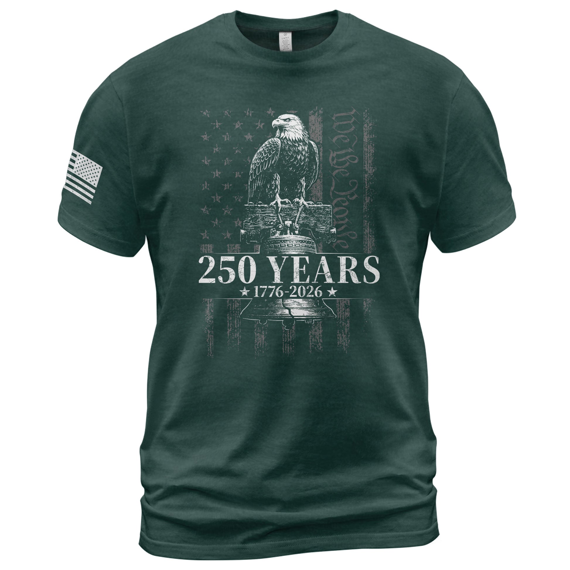 USA Freedom Shirt 1776–2026 American Pride Edition - Rust Field Wear