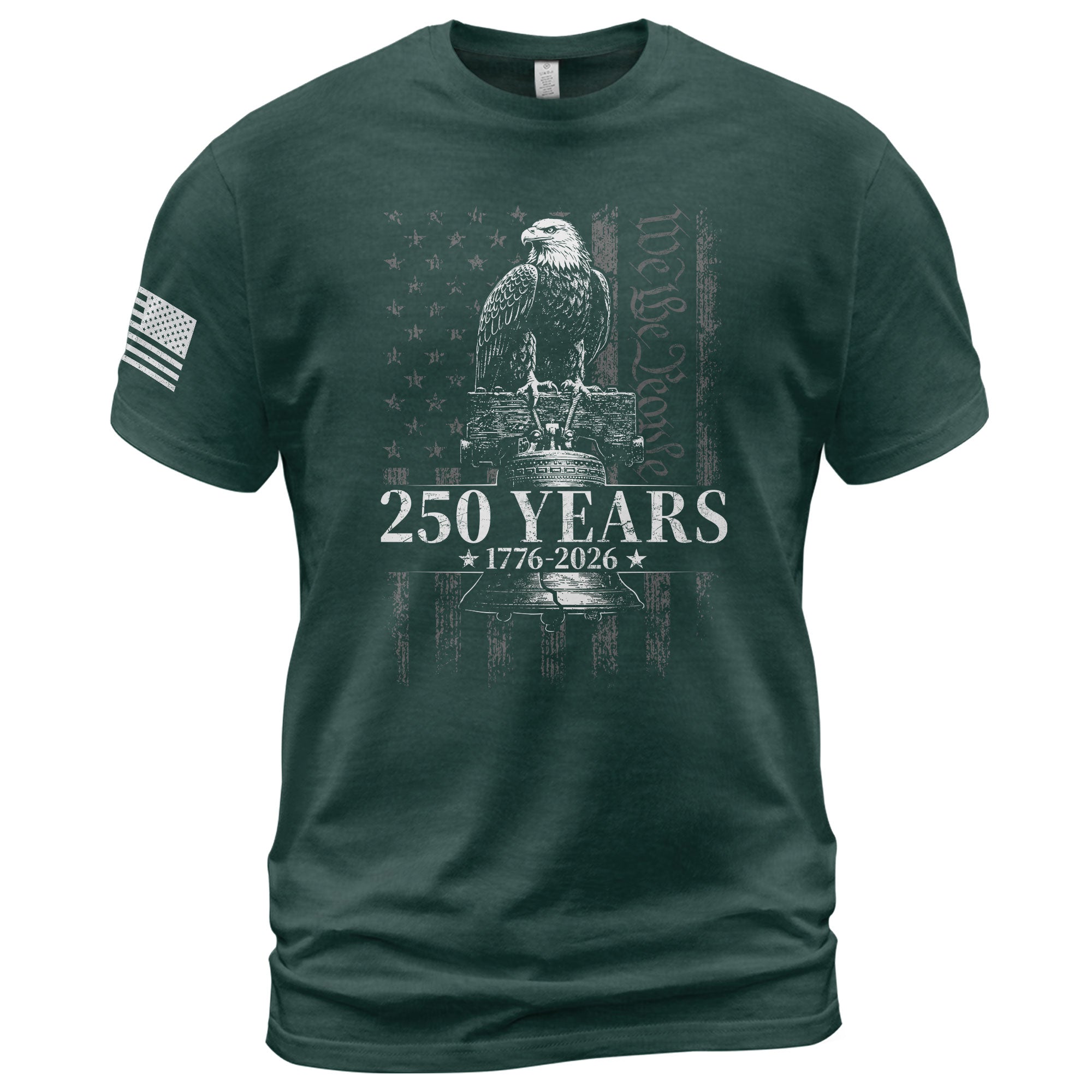 USA Freedom Shirt 1776–2026 American Pride Edition - Rust Field Wear