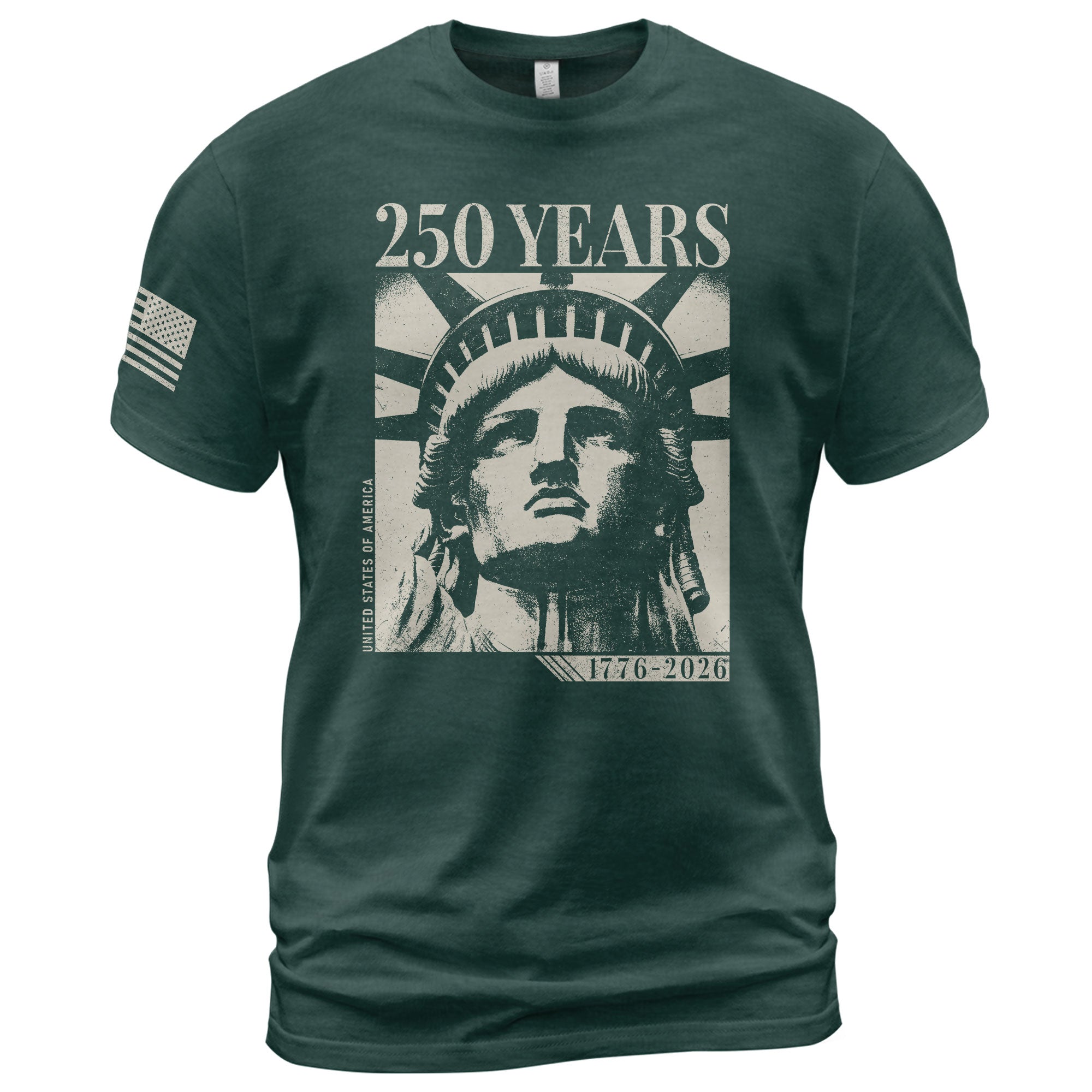 250 Years America Anniversary Heritage Shirt 1776–2026 Patriotic Spirit - Rust Field Wear