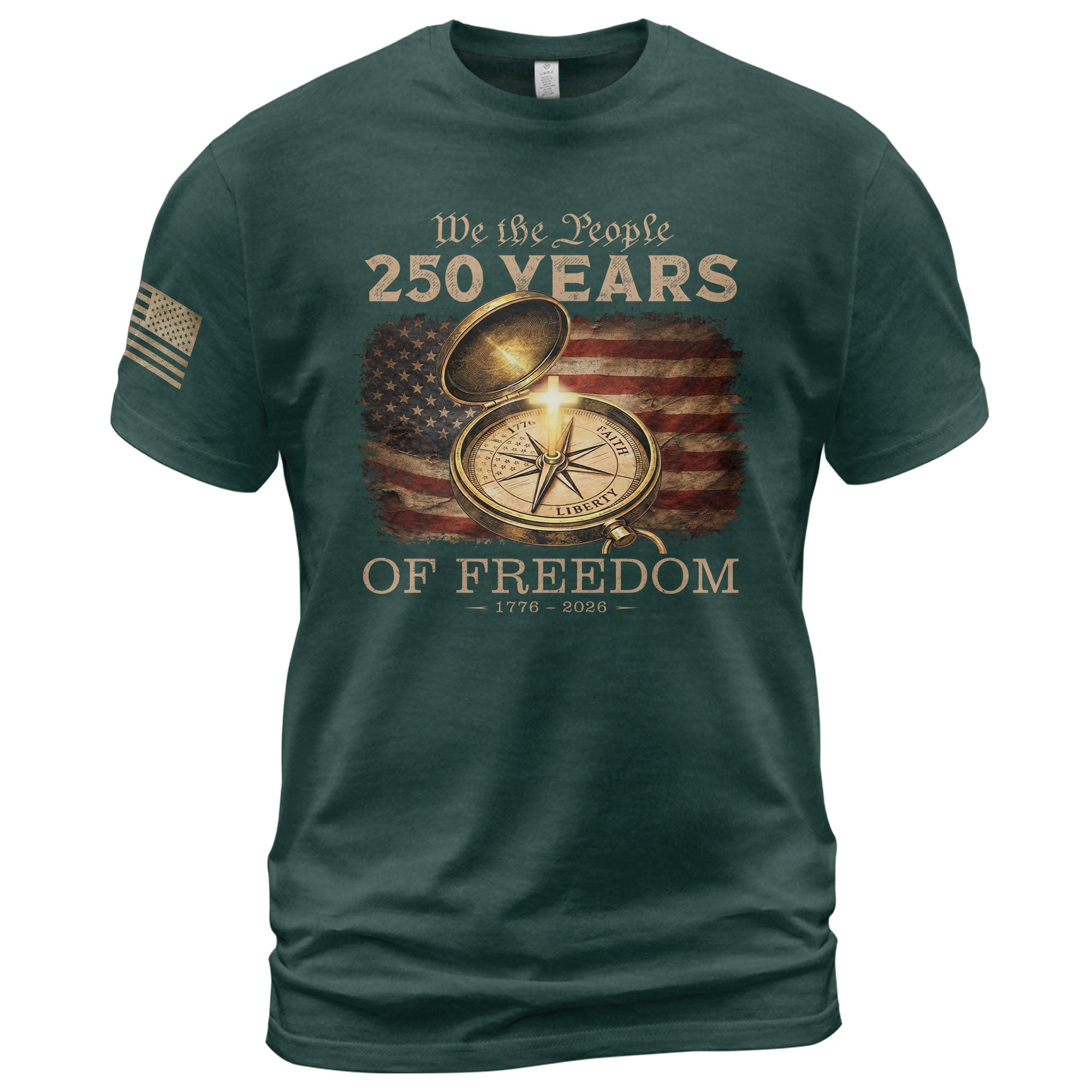 We The People USA 250 Years Independence Shirt 1776–2026 Patriotic Shirt - Rust Field Wear