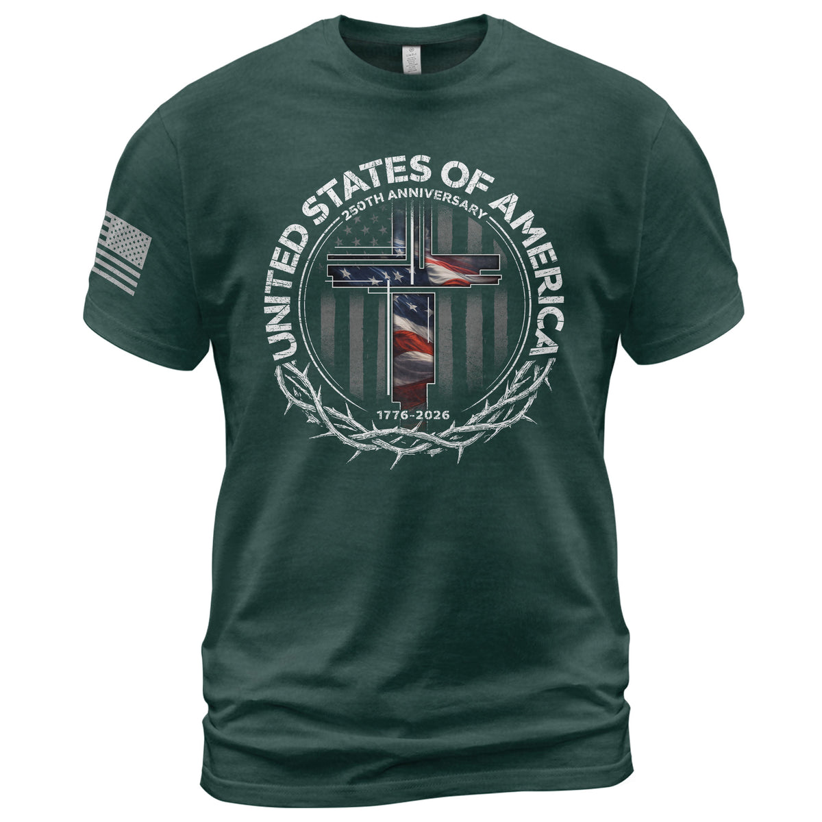 Christian USA 250th Anniversary Shirt 1776–2026 Faith & Freedom Legacy - Rust Field Wear
