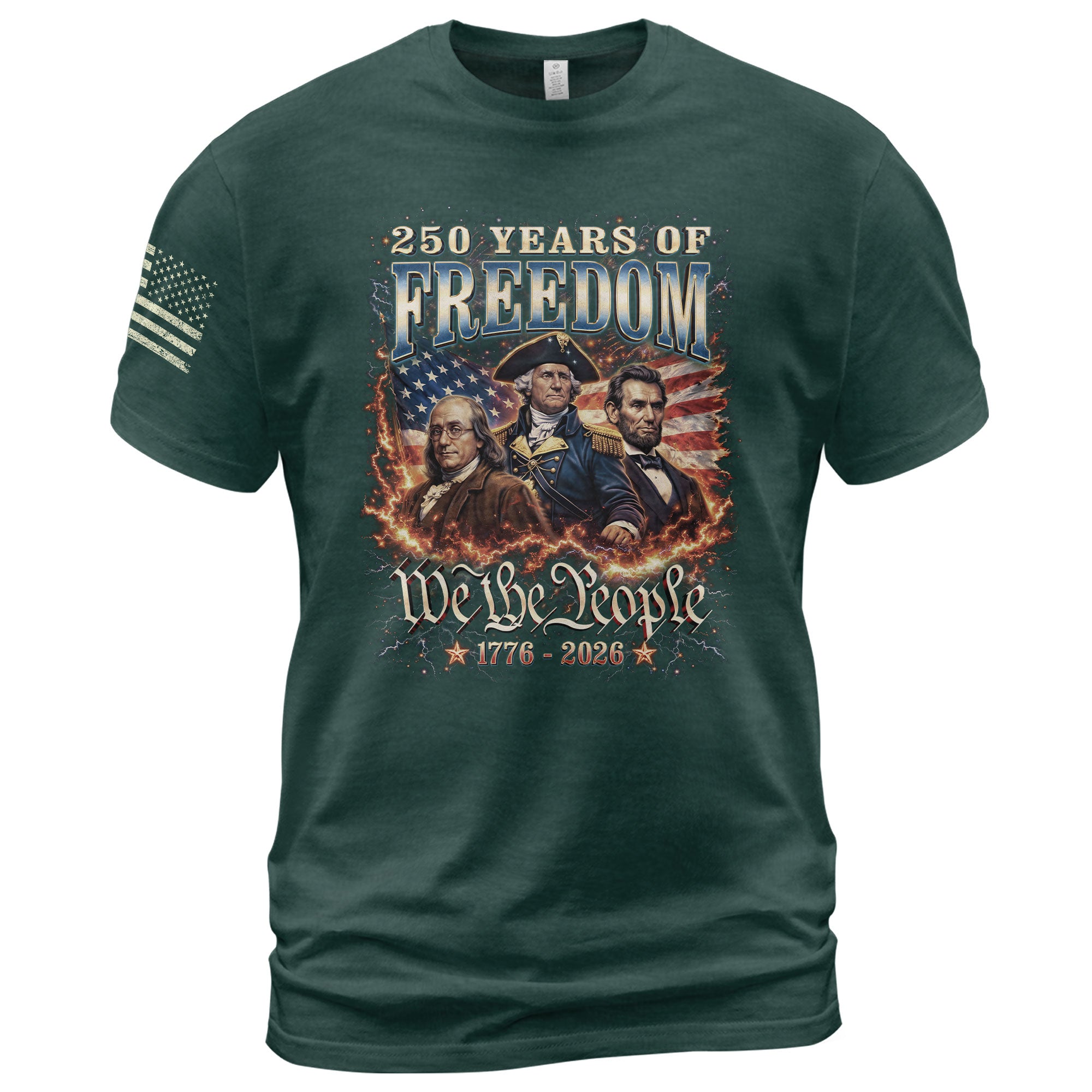 USA 250th Anniversary Shirt 1776-2026 - Presidents 250th Year American Anniversary Flag Legends Bootleg - Rust Field Wear