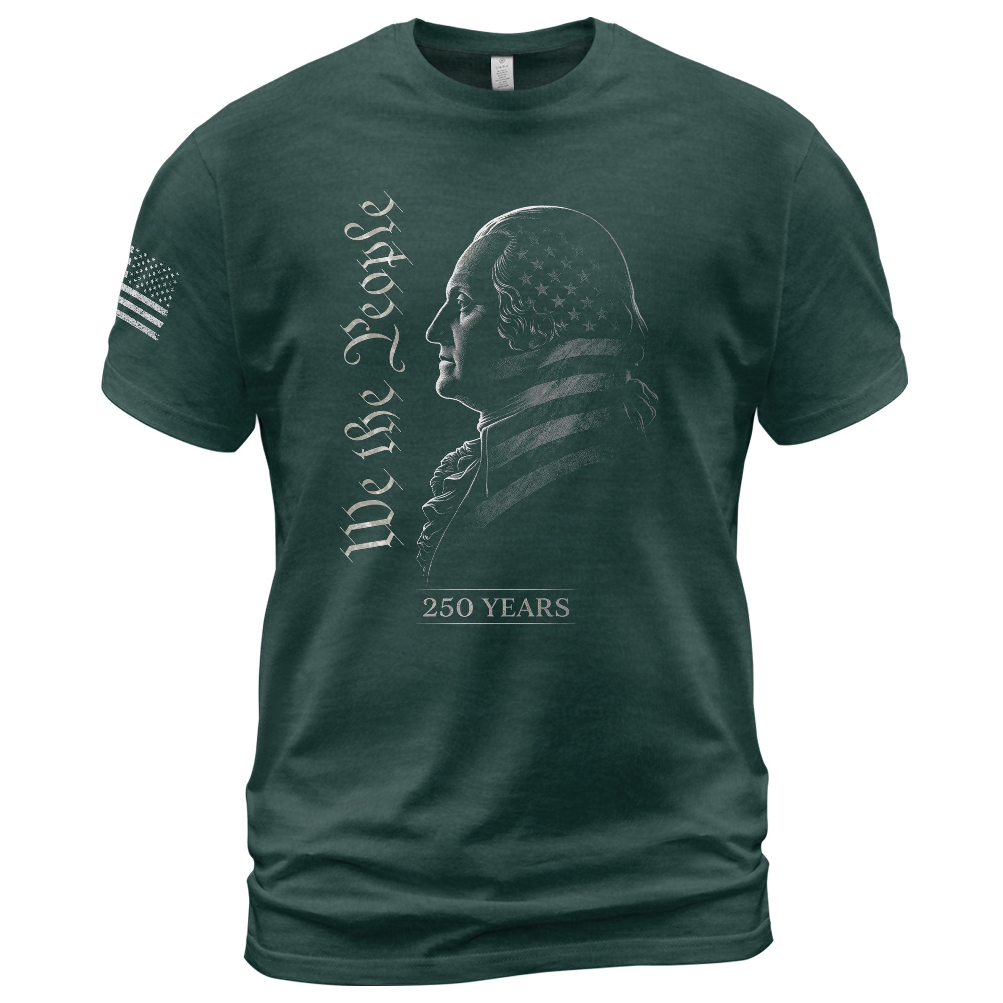 America 250th Anniversary T-Shirt 1776-2026 – George Washington We The People Retro Tee - Rust Field Wear
