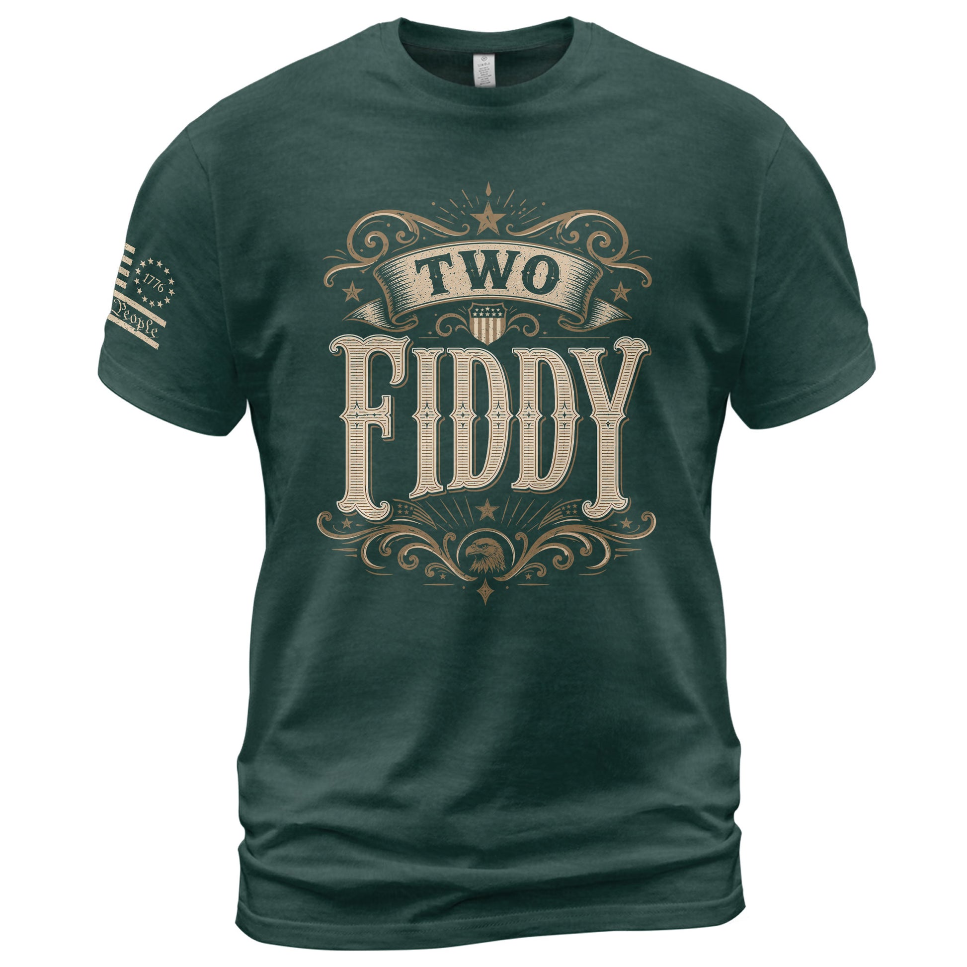 American Legacy 250th Anniversary Tee - Classic Two Fiddy Heritage Graphic Cotton Apparel - Rust Field Wear
