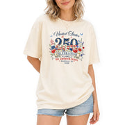 Custom Family Shirt United States Celebration 2026 250th Anniversary Patriotic Floral Gift - Rust Field Wear