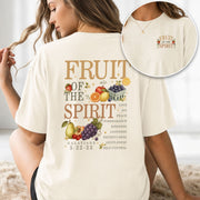 Fruit Of The Spirit Galatians Scripture Pink Cute Christian Tee For Women Apparel