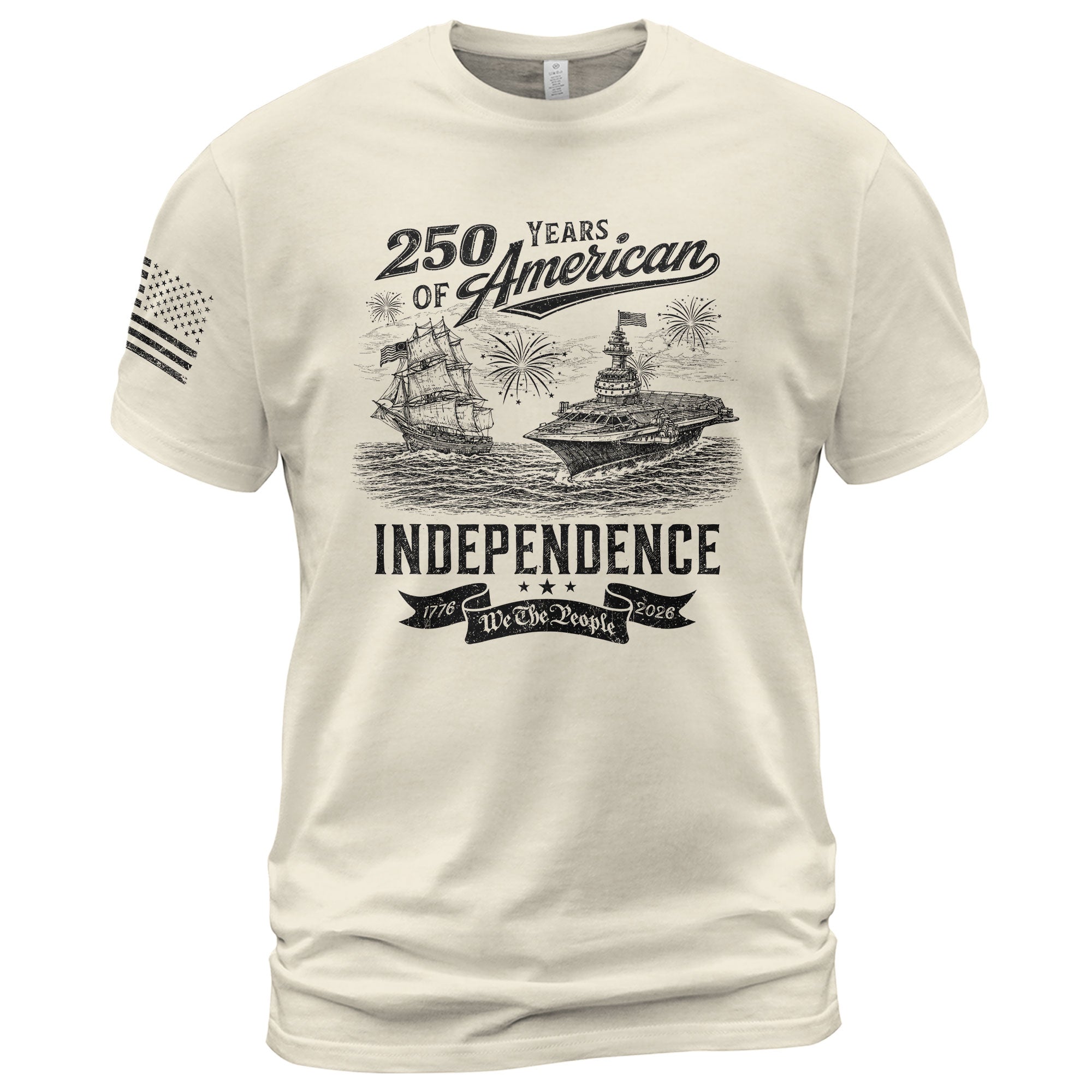 250 Years America Freedom Journey Patriotic Celebration Shirt - Rust Field Wear