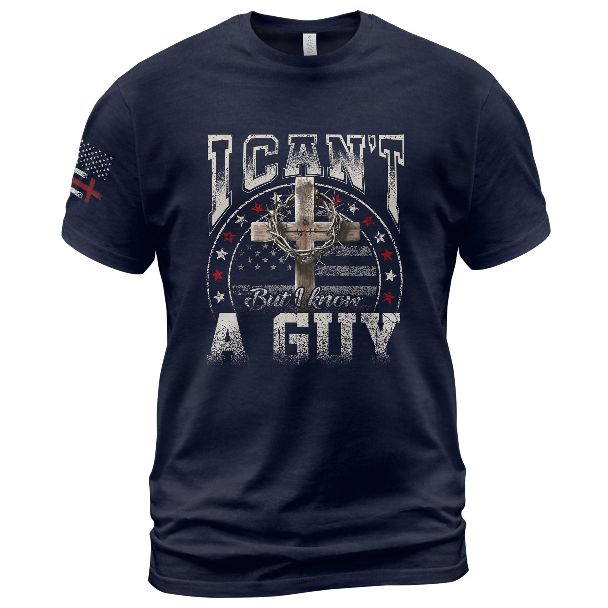 Christian Shirts for Men - I Can’t But I Know A Guy Christian, Christian Tee Shirts - Rust Field Wear