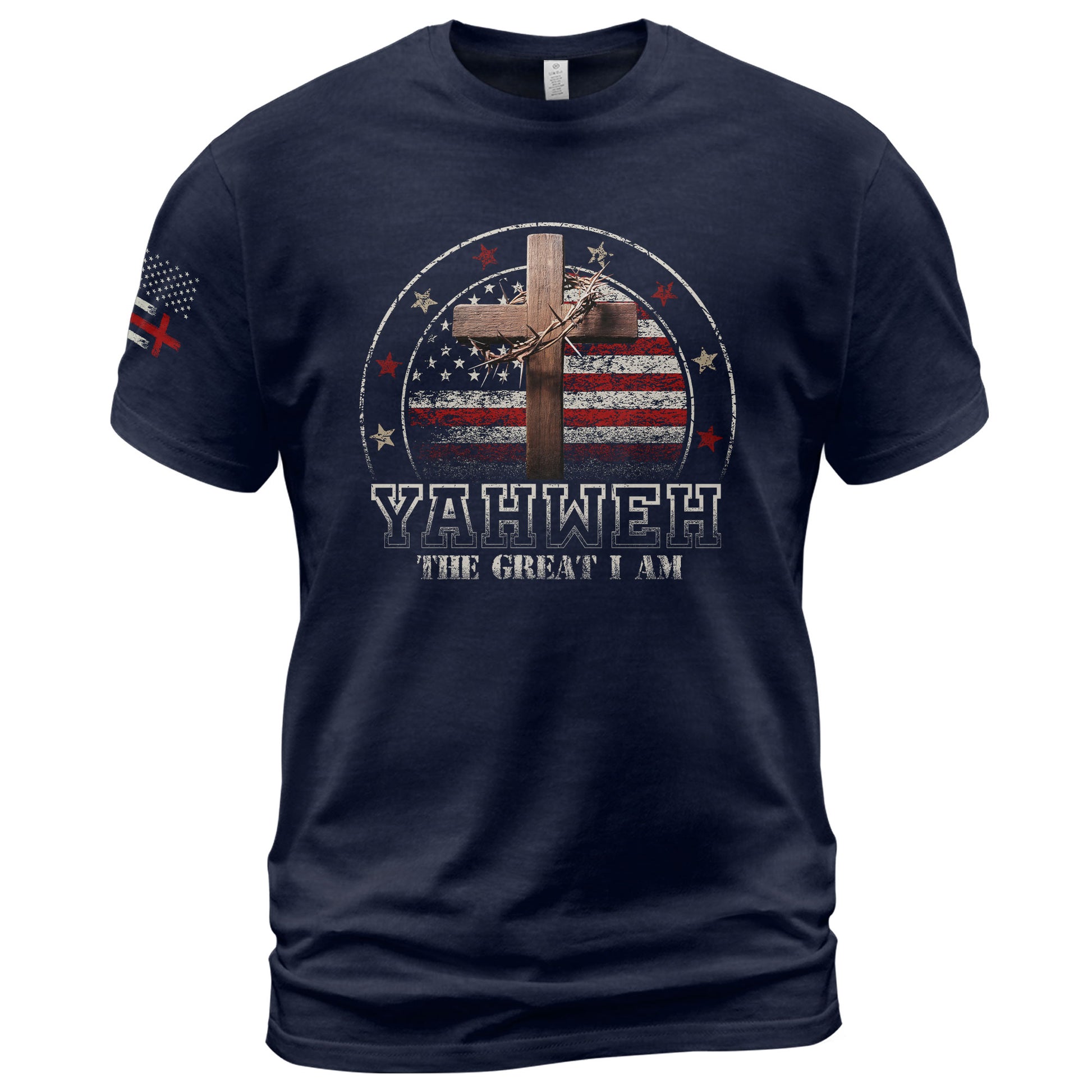 Yahweh The Great I Am, Christian Tee Shirts - Faith Shirts for Men - Rust Field Wear