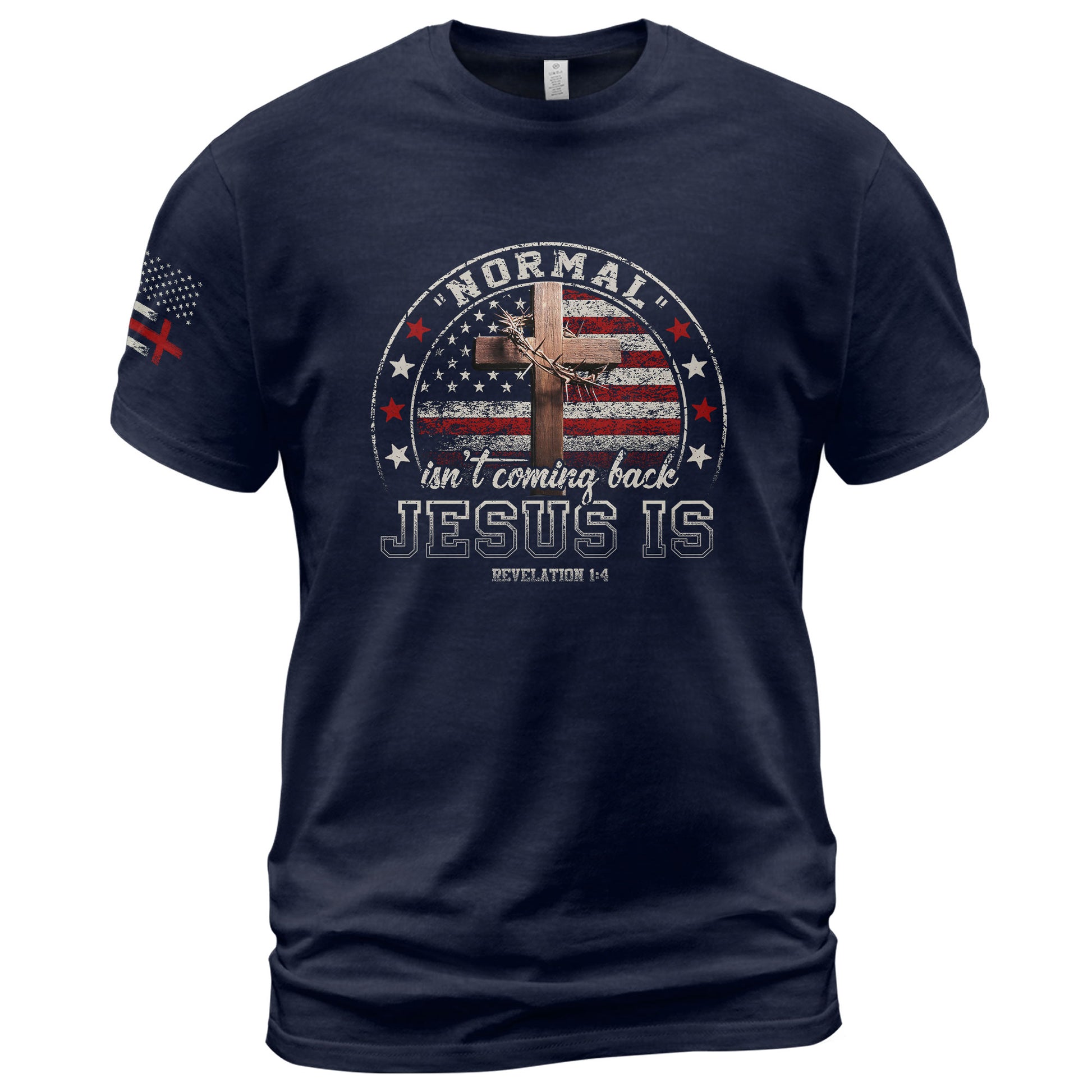 Jesus Is Returning - Christian Shirts for Men, Faith Based Christian Tee Shirts - Rust Field Wear