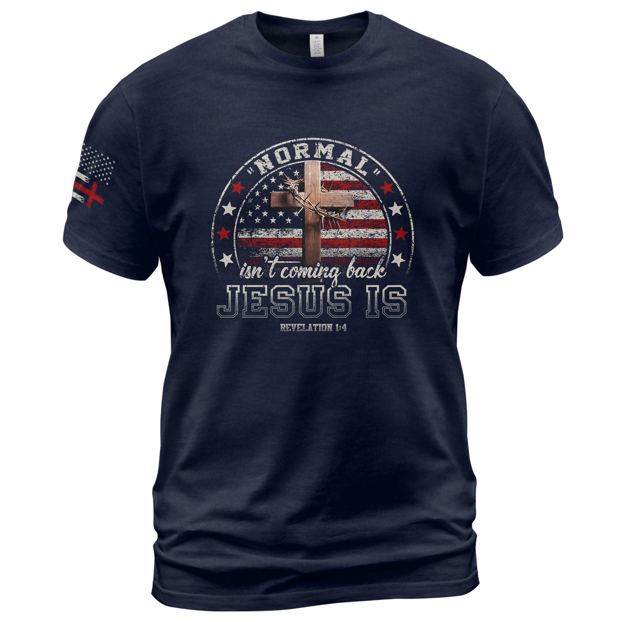 Jesus Is Returning - Christian Shirts for Men, Faith Based Christian Tee Shirts - Rust Field Wear