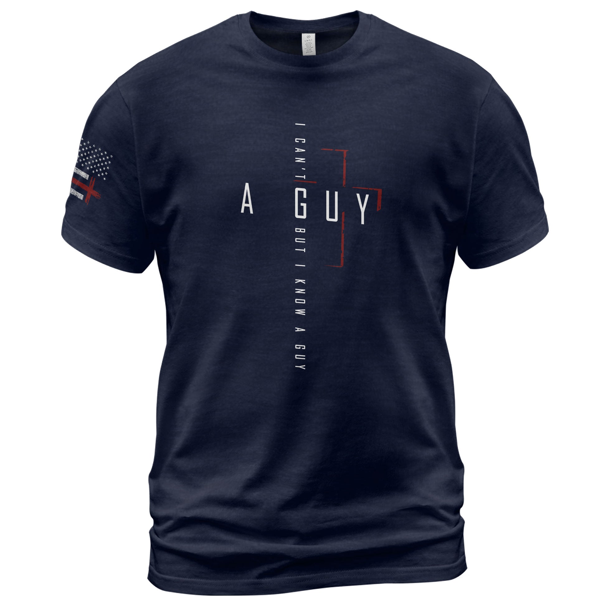 Christian Shirts for Men - I Can’t But I Know A Guy Modern Christian, Christian Tee Shirts - Rust Field Wear