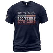 We The People 250 Years Independence Shirt – Patriotic USA 1776–2026 Tee - Rust Field Wear