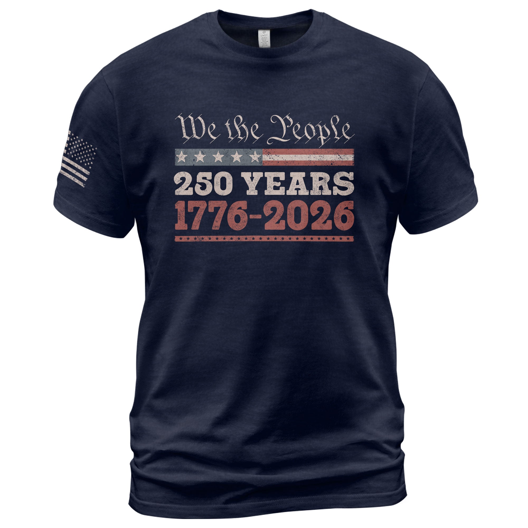 We The People 250 Years Independence Shirt – Patriotic USA 1776–2026 Tee - Rust Field Wear