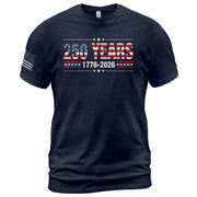 250 Years USA Independence Shirt – Classic Stars & Stripes 1776–2026 Tee - Rust Field Wear