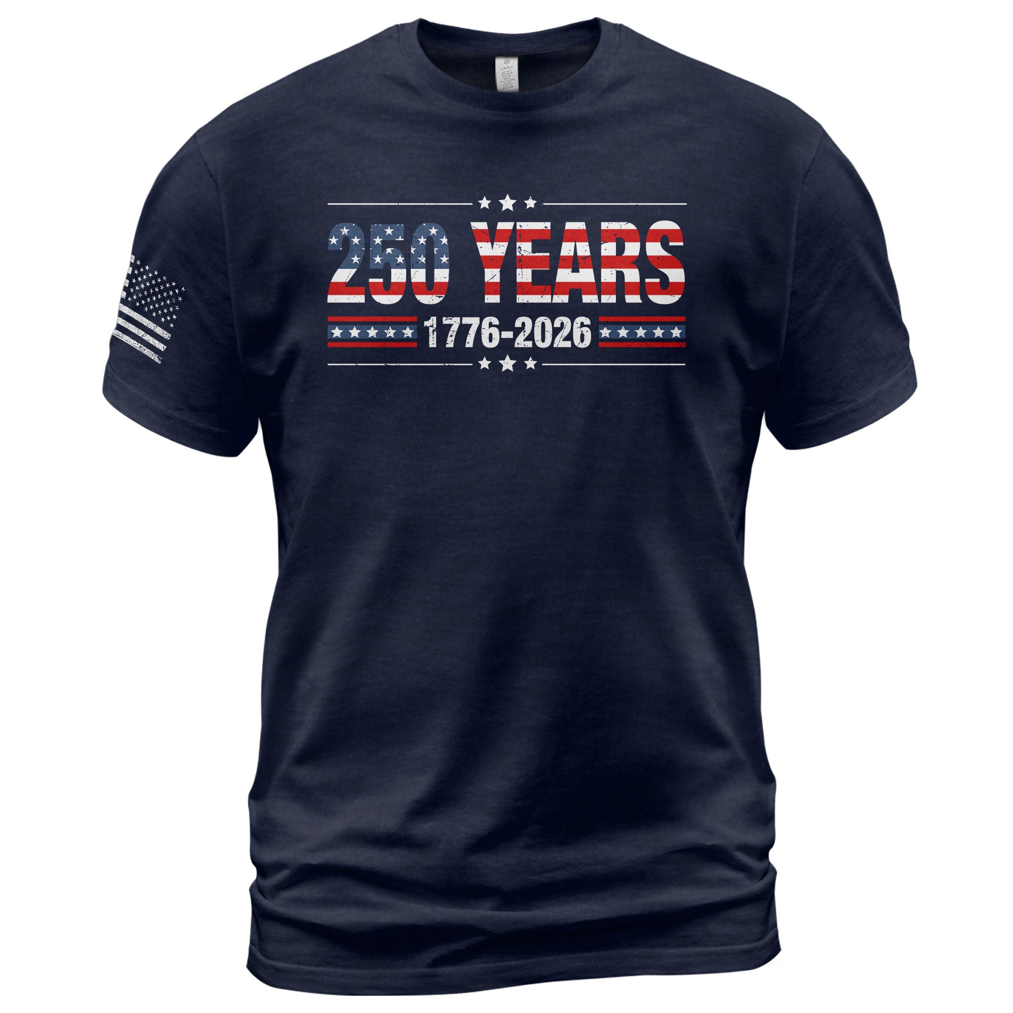 250 Years USA Independence Shirt – Classic Stars & Stripes 1776–2026 Tee - Rust Field Wear