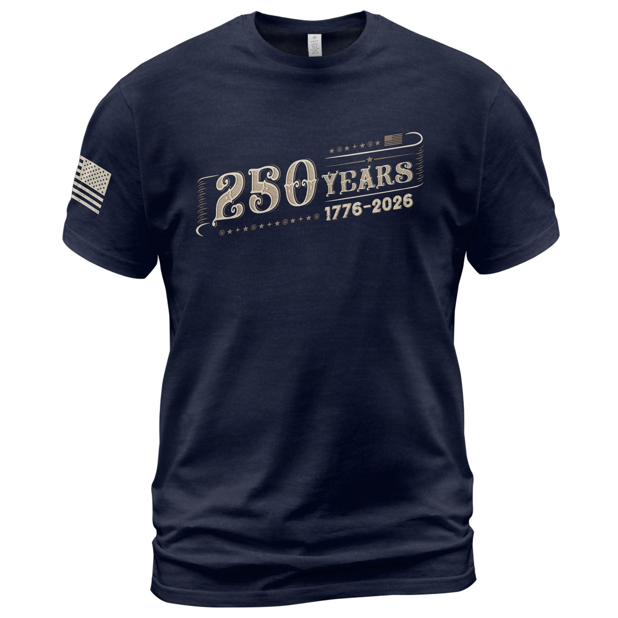 250 Years Independence Anniversary T-Shirt – 1776–2026 Vintage American Heritage Tee - Rust Field Wear