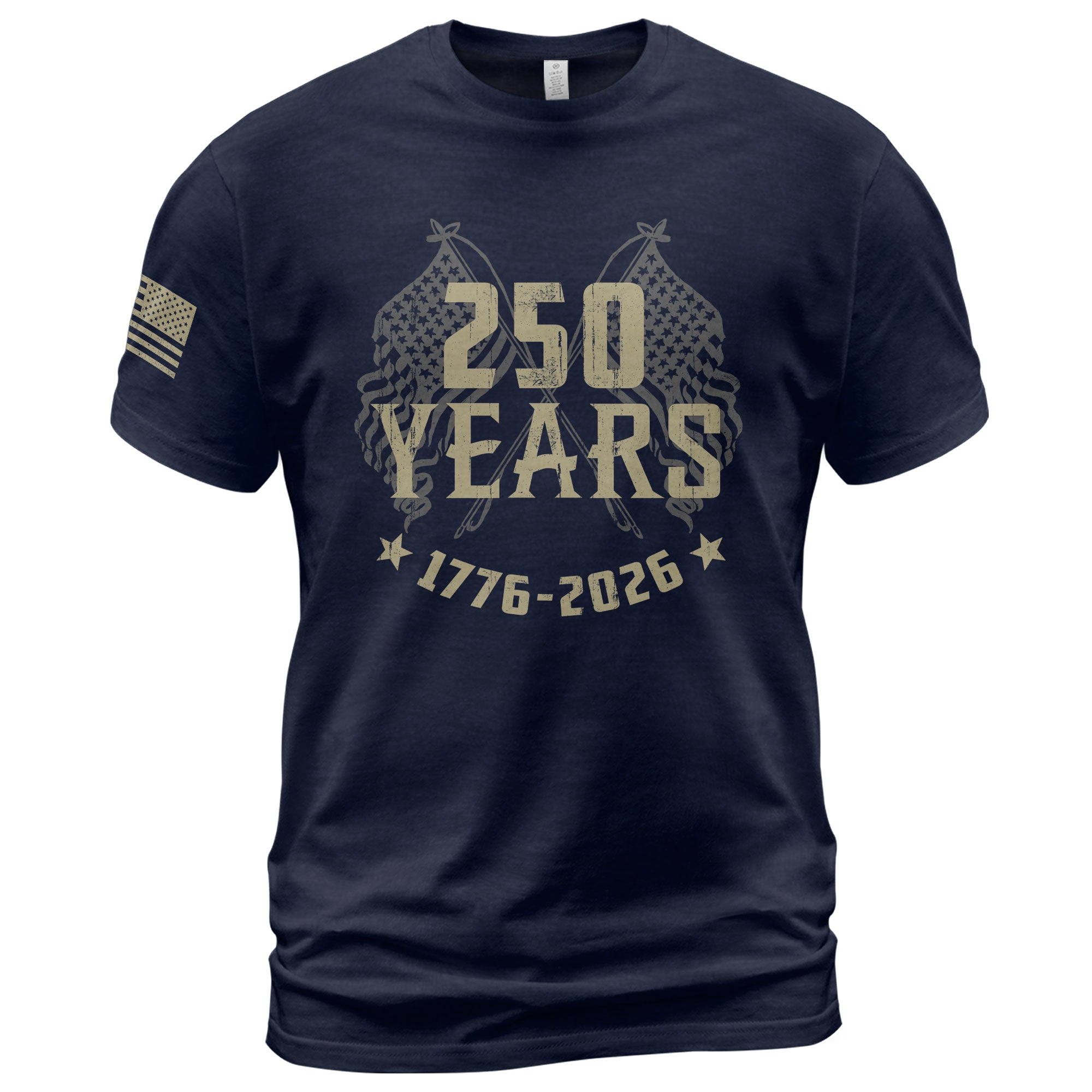 250 Years American Legacy T-Shirt – 1776–2026 Patriotic Eagle Graphic Tee - Rust Field Wear