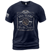 250 Years American Heritage Shirt – Vintage USA Independence Tee 1776–2026 - Rust Field Wear