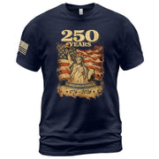 USA 250th Anniversary 250 Years Shirt 1776-2026 Patriotic - Rust Field Wear