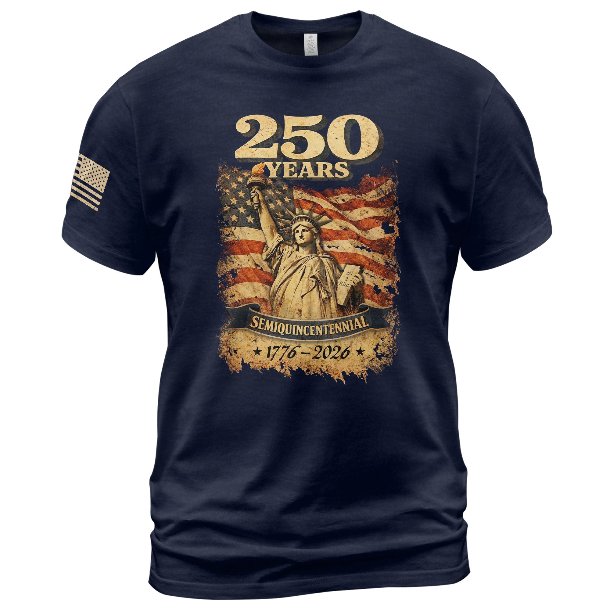 USA 250th Anniversary 250 Years Shirt 1776-2026 Patriotic - Rust Field Wear