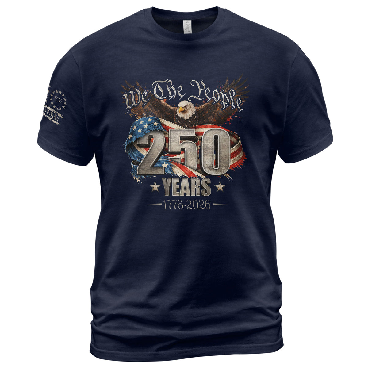 USA 250th Anniversary Shirt 1776-2026 We The People Eagle Patriotic America - Rust Field Wear