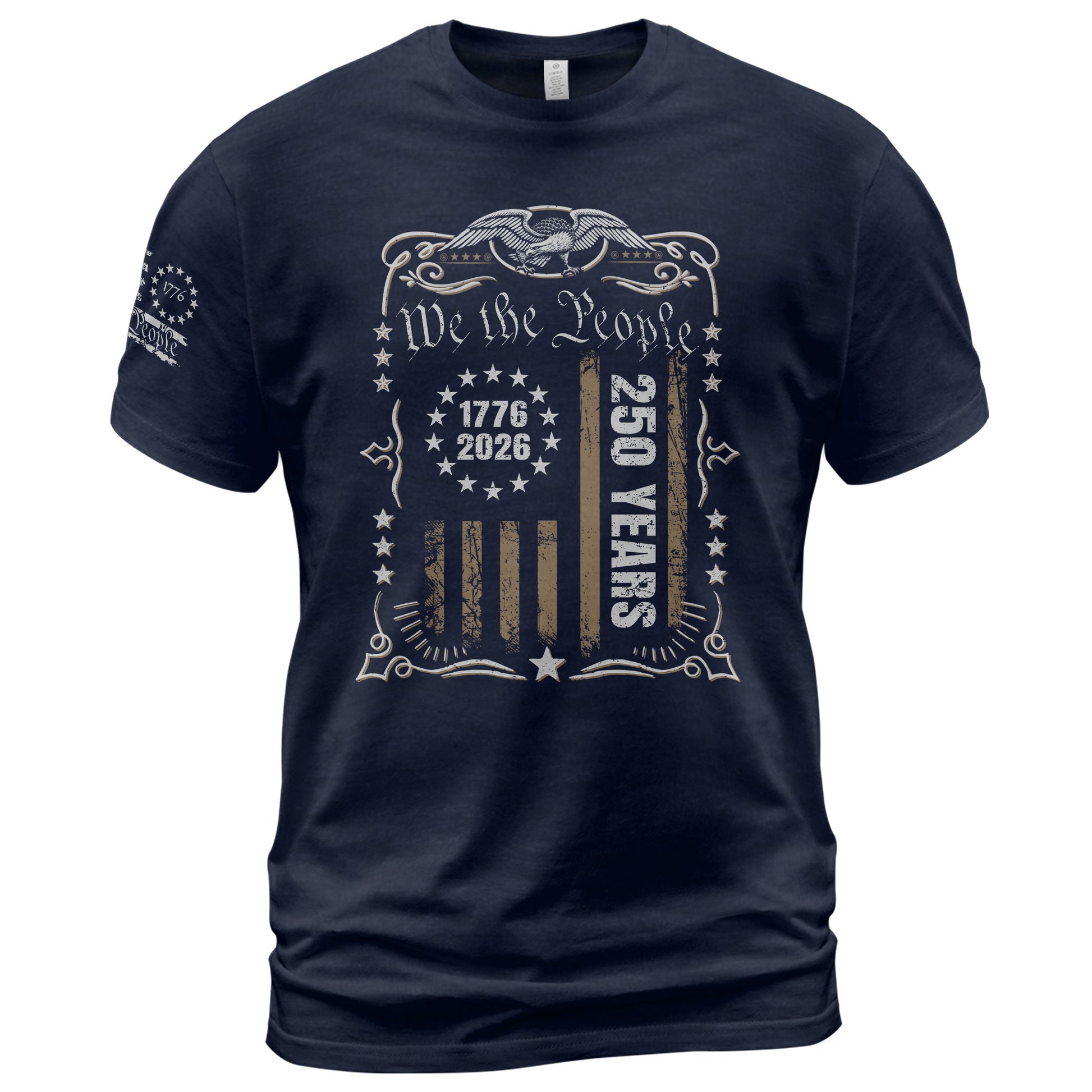 USA 250th Anniversary Shirt 1776-2026 We The People Patriotic Heritage American - Rust Field Wear