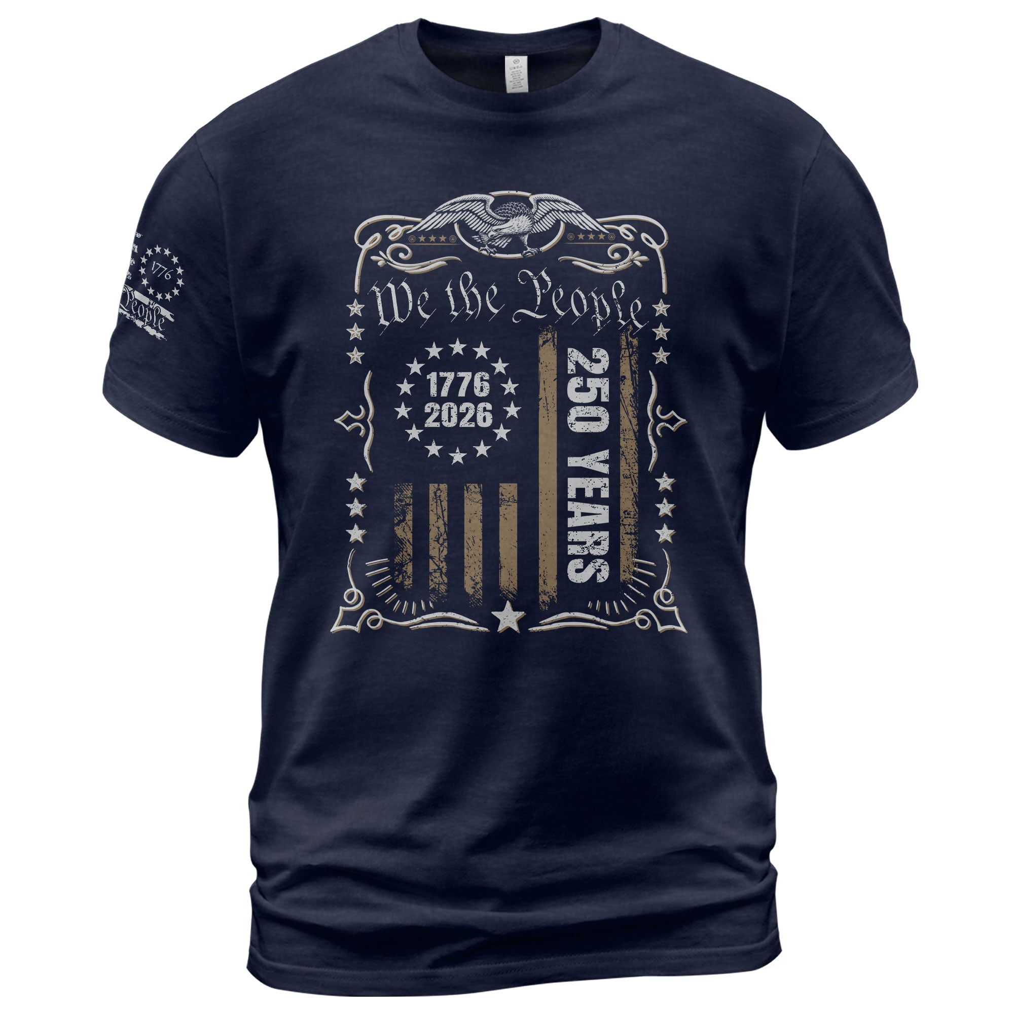 USA 250th Anniversary Shirt 1776-2026 We The People Patriotic Heritage American - Rust Field Wear