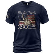 Vintage USA 250th Anniversary Shirt 1776-2026 Statue of Liberty Patriotic - Rust Field Wear