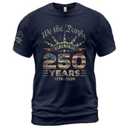 USA 250th Anniversary Shirt 1776-2026 We The People Liberty Crown Patriotic - Rust Field Wear