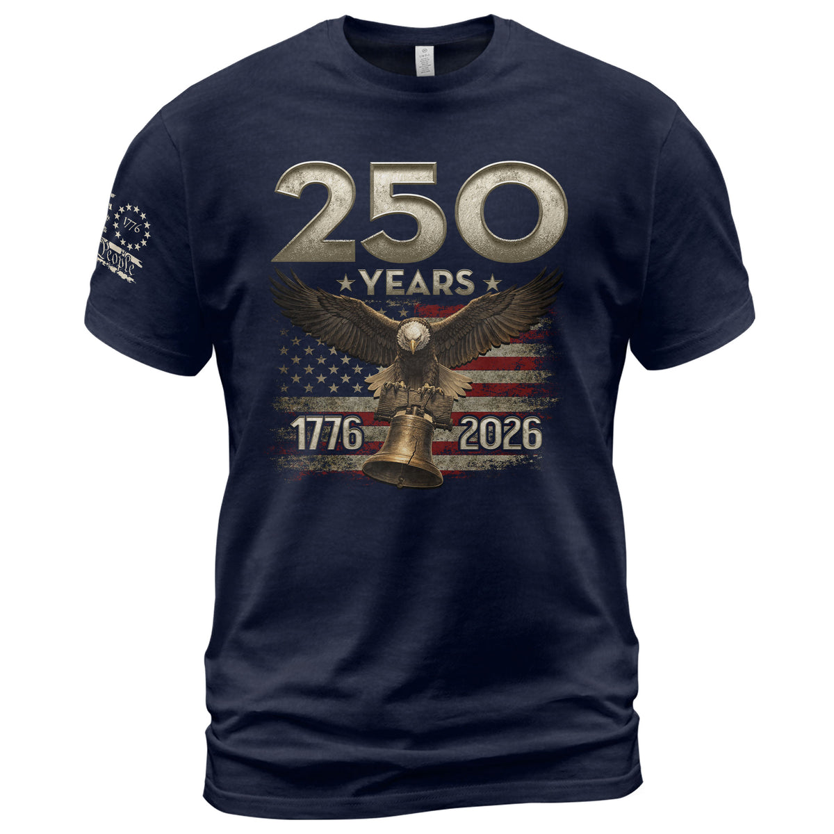 USA 250th Anniversary Shirt 1776-2026 Independence Eagle Liberty Bell Patriotic - Rust Field Wear