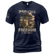 Honoring Past & Present – 250 Years America Anniversary Shirt - Rust Field Wear