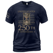 United States 250th Anniversary Shirt – Past, Present & Time-Honored Freedom - Rust Field Wear