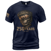 USA 250th Anniversary 250 Years Shirt 1776-2026 Past and Present Freedom Patriotic - Rust Field Wear