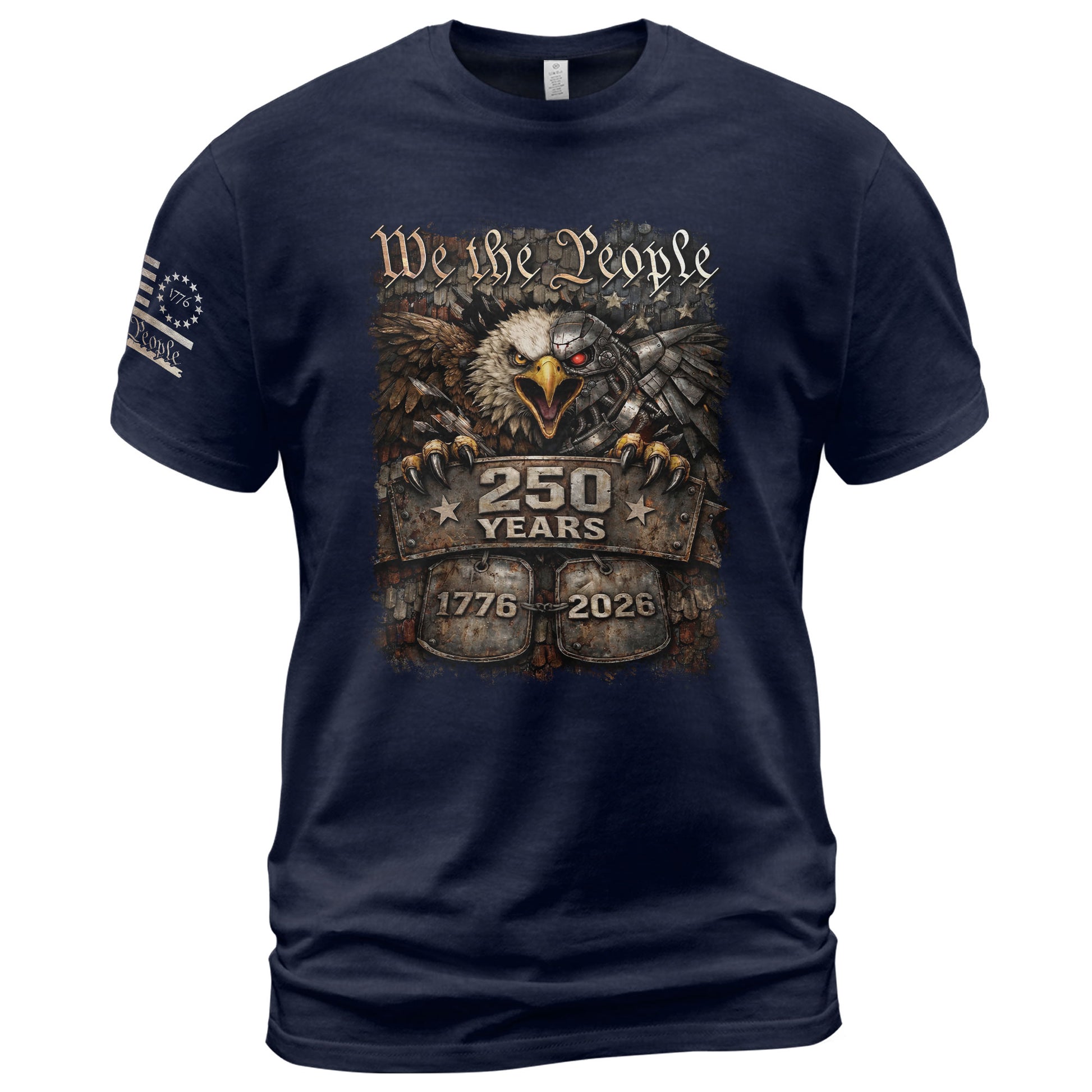 USA 250th Anniversary 250 Years Shirt 1776-2026 Eagle We The People Mental Toughness Patriotic Heritage - Rust Field Wear