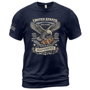 USA 250th Anniversary Shirt 1776-2026 American Flag Eagle Patriotic Mens - Rust Field Wear