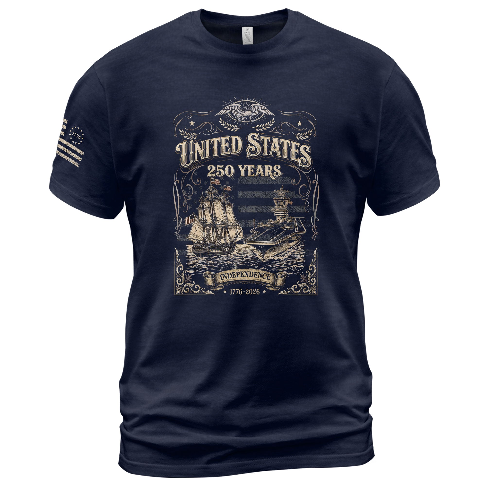 USA 250 Years Anniversary Shirt 1776–2026, Freedom Heritage Apparel - Rust Field Wear