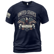 USA Independence 250th Anniversary Shirt 1776–2026 Patriotic Torch of Freedom - Rust Field Wear