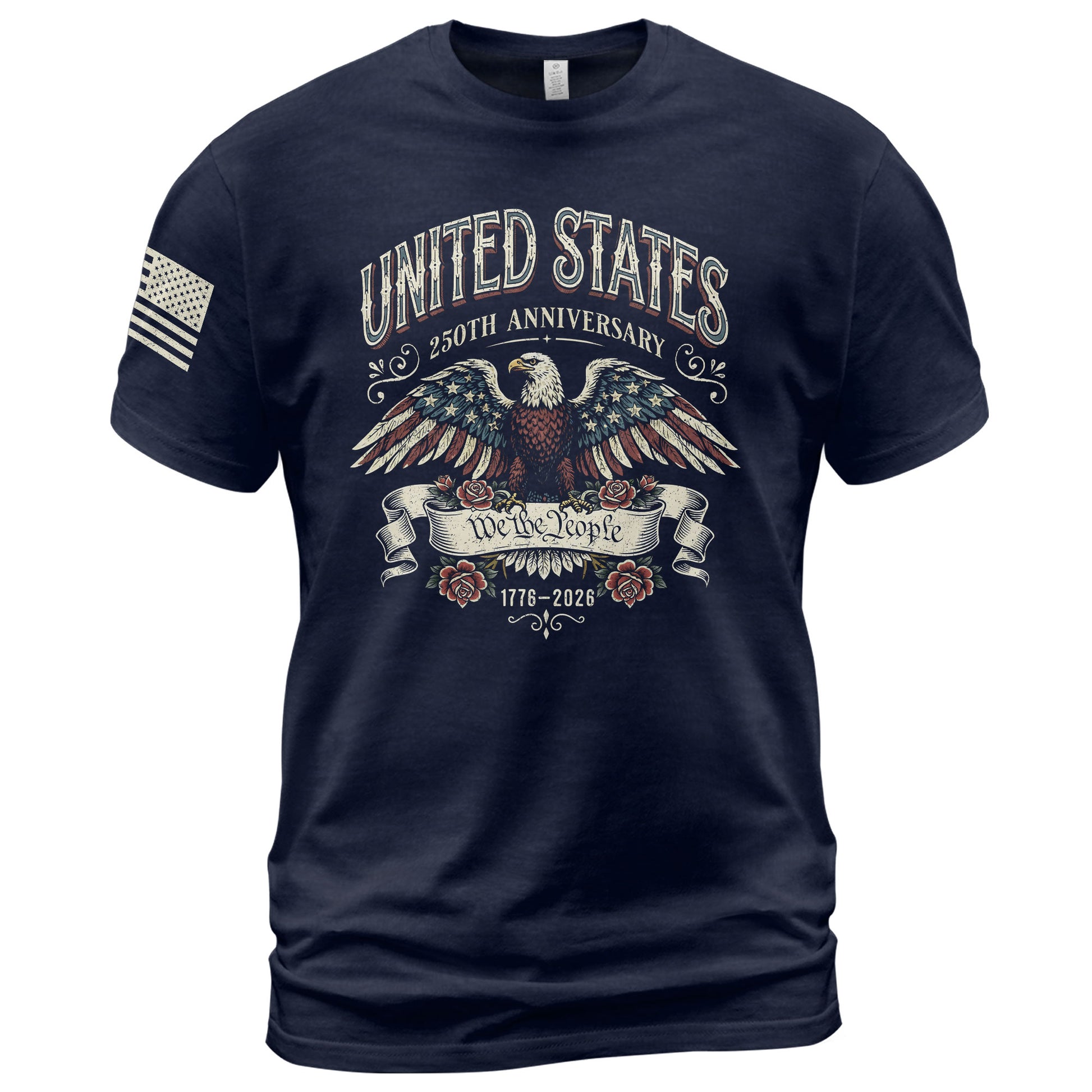 USA Independence 250th Anniversary Shirt 1776–2026 Patriotic Torch of Freedom - Rust Field Wear