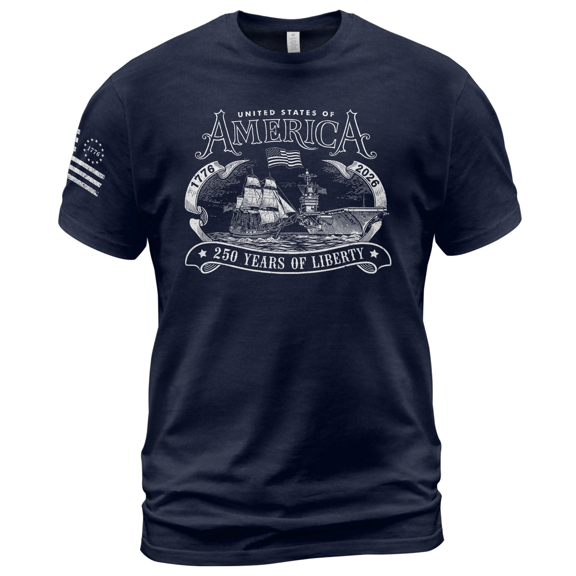 United States 250th Anniversary Patriotic Independence Shirt 1776–2026 - Rust Field Wear