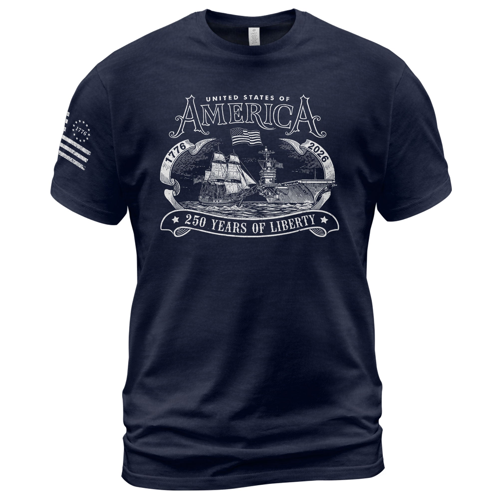 United States 250th Anniversary Patriotic Independence Shirt 1776–2026 - Rust Field Wear