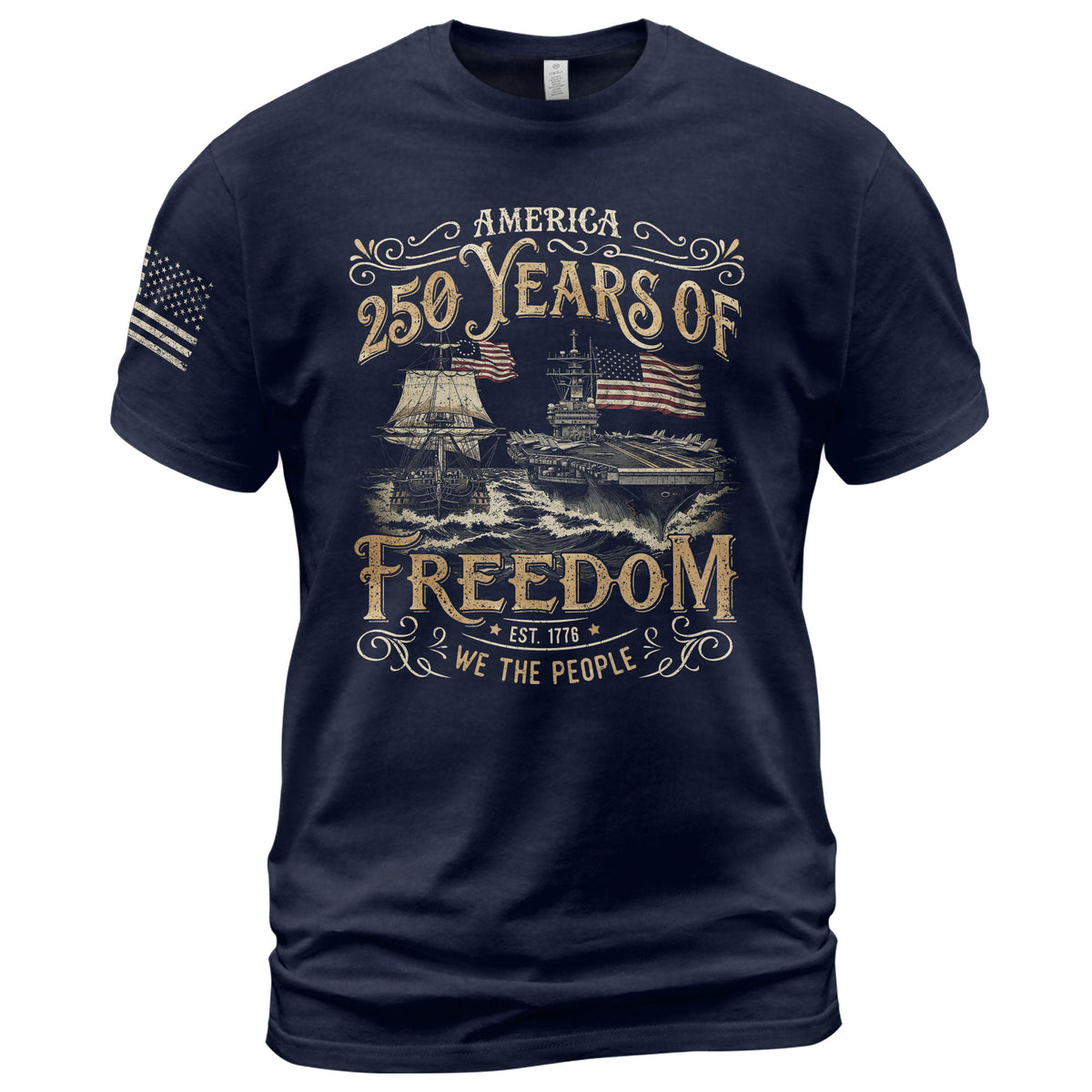 1776–2026 American Freedom Celebration 250th Anniversary Shirt - Rust Field Wear