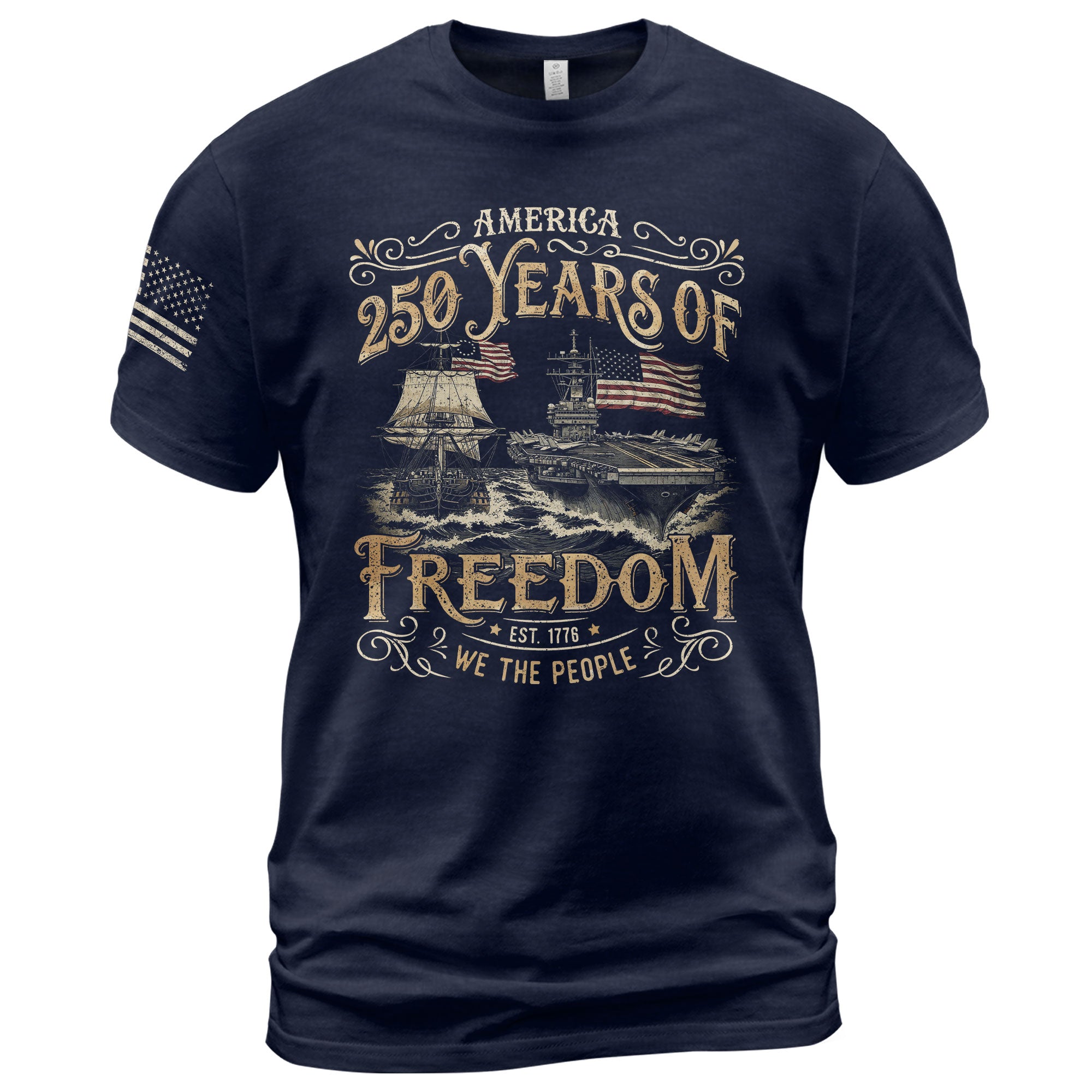 1776–2026 American Freedom Celebration 250th Anniversary Shirt - Rust Field Wear