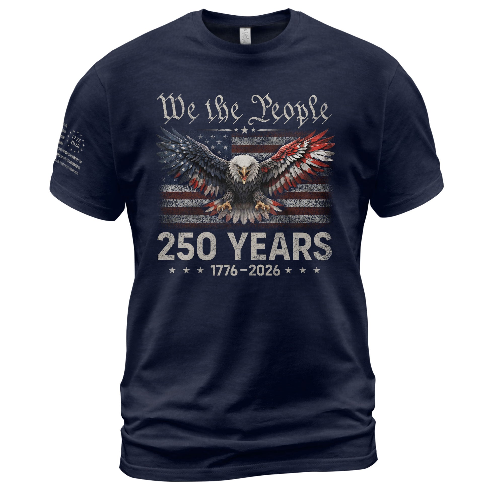 USA 250 Years Anniversary Shirt 1776–2026, Eagle Heritage Tribute - Rust Field Wear