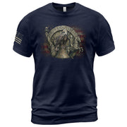 USA 250th Anniversary Eagle Shirt 1776–2026 Patriotic Freedom Heritage Tee - Rust Field Wear