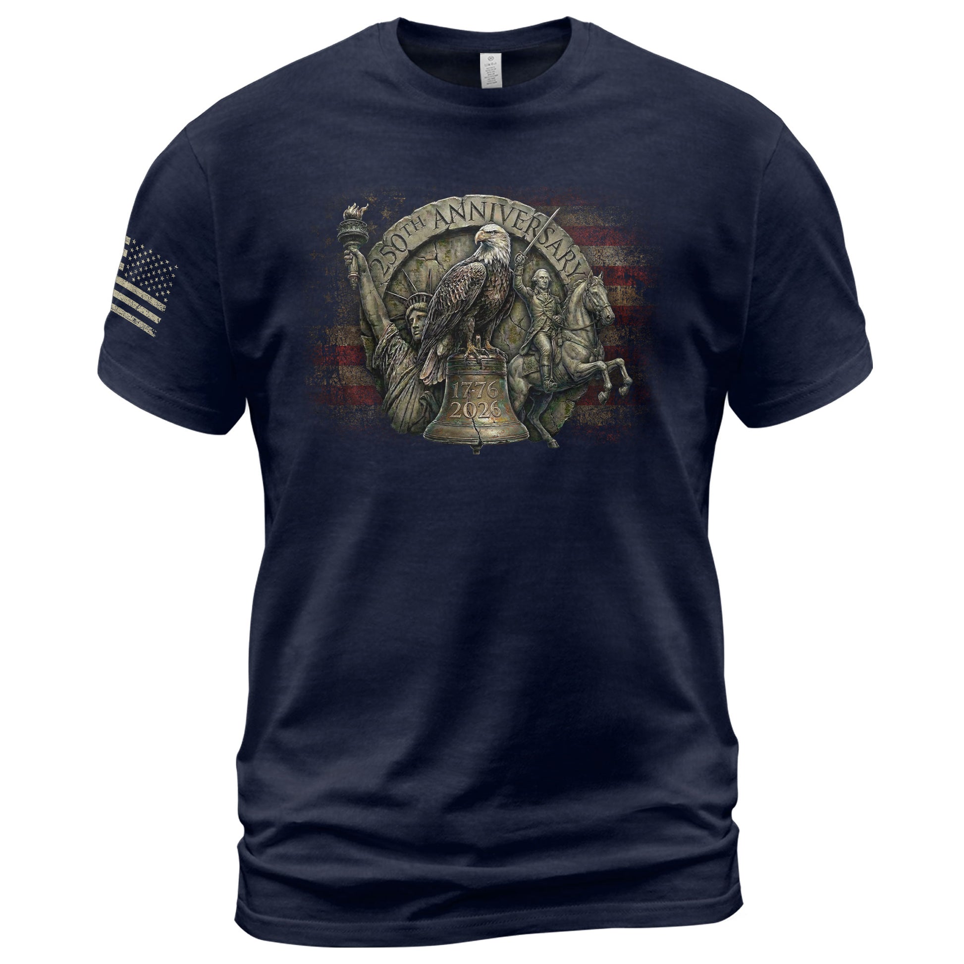 USA 250th Anniversary Eagle Shirt 1776–2026 Patriotic Freedom Heritage Tee - Rust Field Wear
